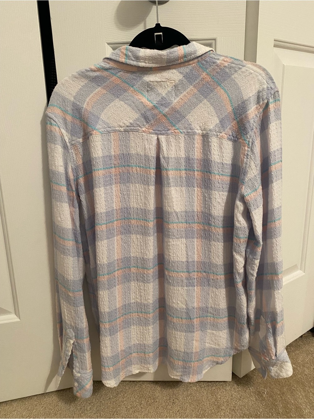 Rails Lightweight Plaid Button-Up Shirt in Pastels - Picture 3 of 7